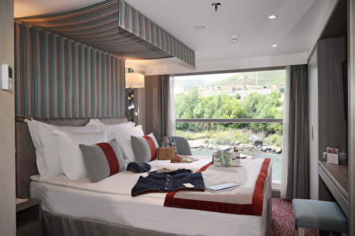 Kategori D - Udvendig dobbeltkahyt med fransk balkon