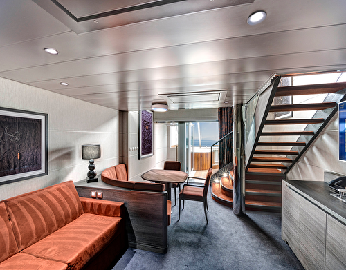 YJD – Yacht Club duplex Suite, Deluxe, med jacuzzi