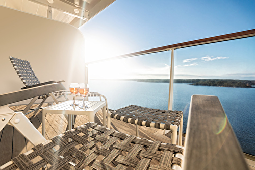 Familienkabine Balkon