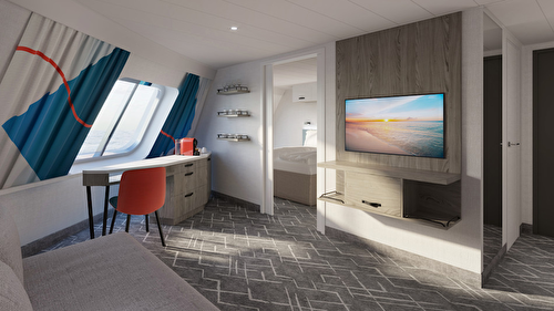 Familienkabine Außen Kategorie A