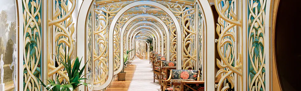 Gatsby's Garden Interior Promenade