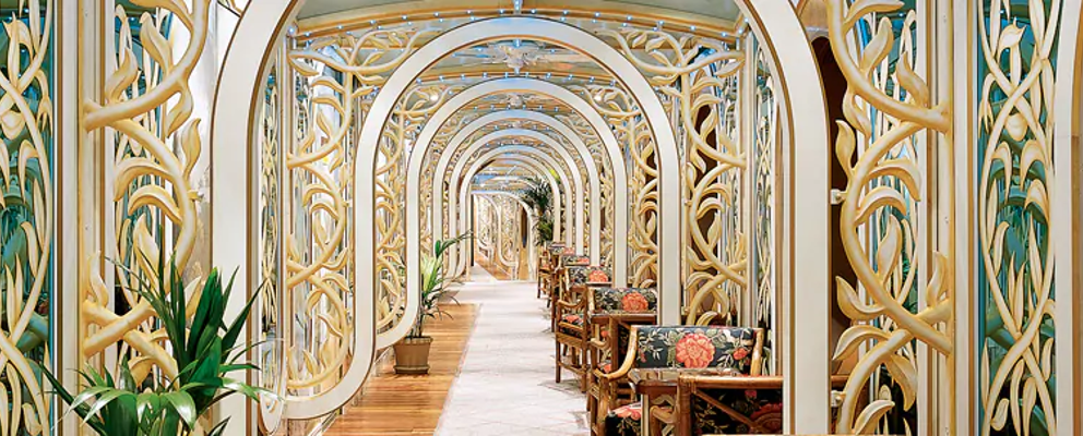 Gatsby's Garden Interior Promenade
