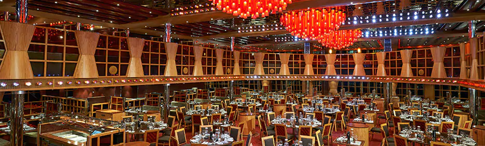 Scarlet Aft Dining Room