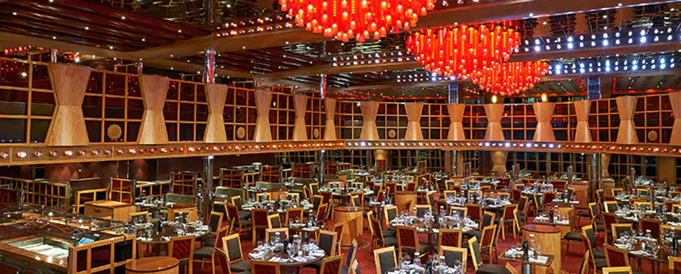 Scarlet Aft Dining Room