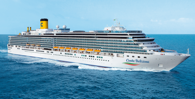 Positionskrydstogt fra Cape Town med Costa Deliziosa