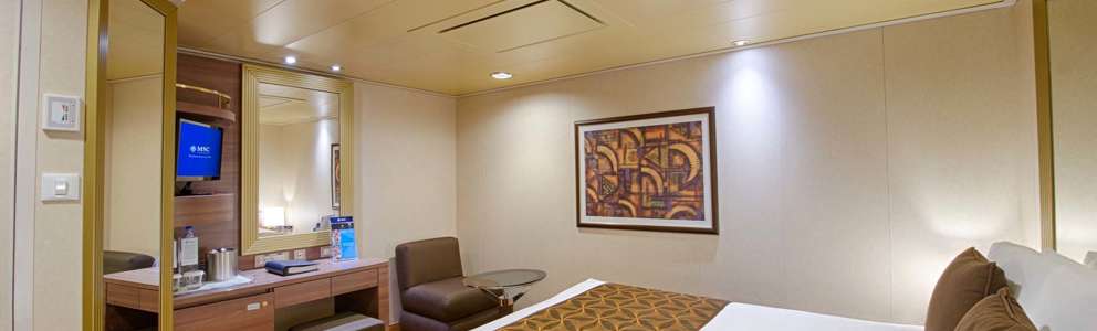 MSC Divina indvendig kahyt