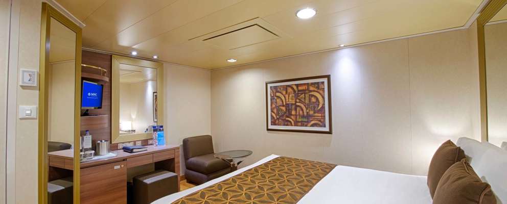 MSC Divina indvendig kahyt