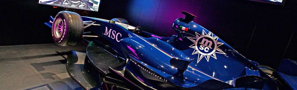 MSC Fantasia F1 simulator