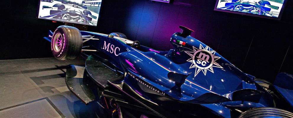 MSC Fantasia F1 simulator