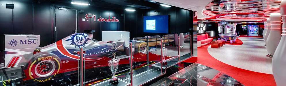 MSC Seaside Formel 1 Simulator