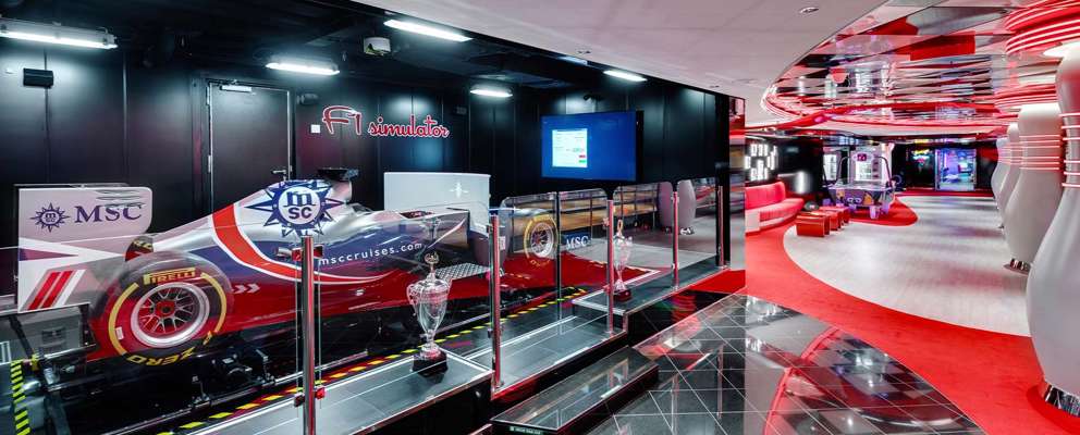 MSC Seaside Formel 1 Simulator