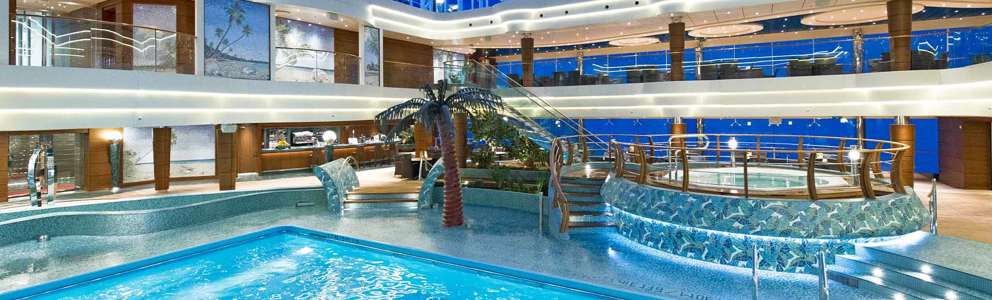 MSC Splendida Overdækket pool