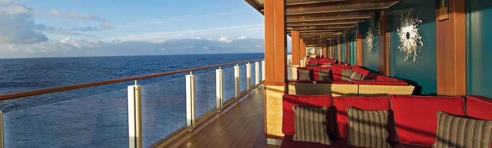 NCL Escape Waterfront lounge