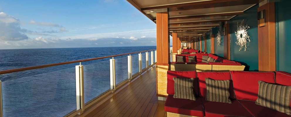 NCL Escape Waterfront lounge