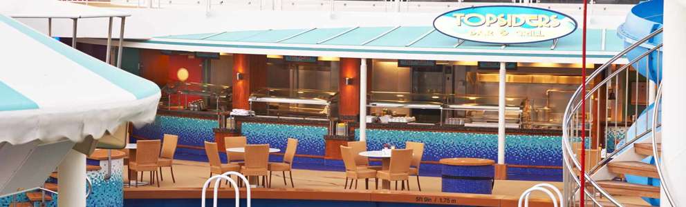 NCL Gem Topside bar