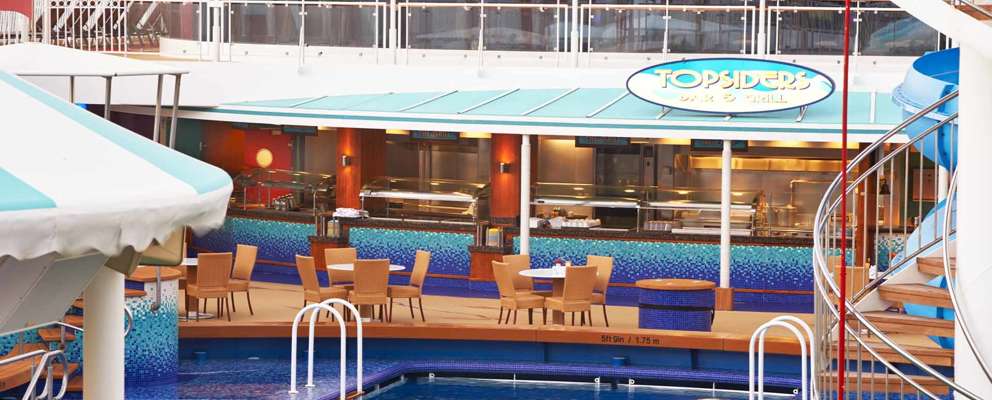 NCL Gem Topside bar