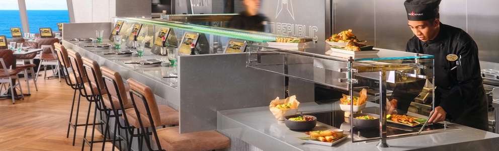 Norwegian Viva Food republic restaurant