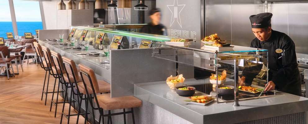 Norwegian Viva Food republic restaurant