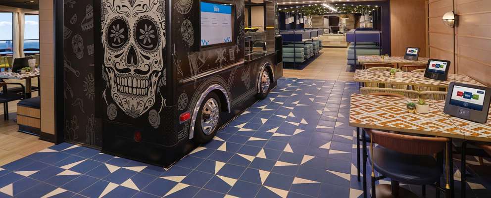 Norwegian Viva Latin Quater restaurant