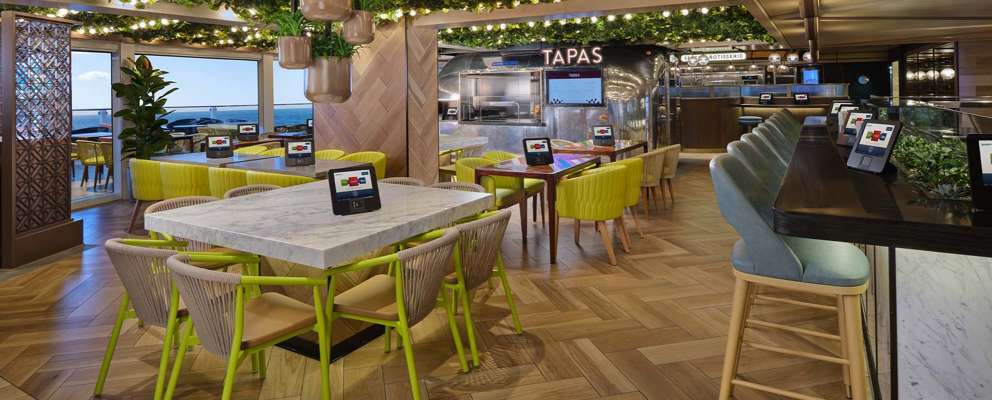 Norwegian Viva Tapas restaurant