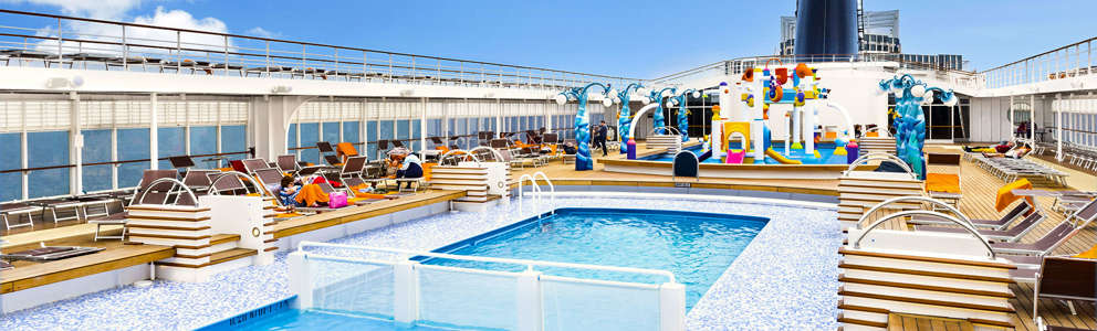 MSC Armonia poolområdet