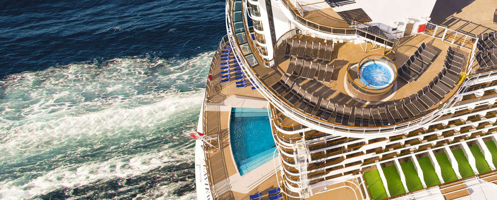 Bagenden af MSC Seaside