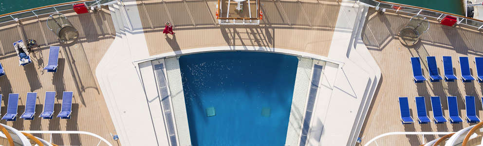 MSC Seaside bagende pool