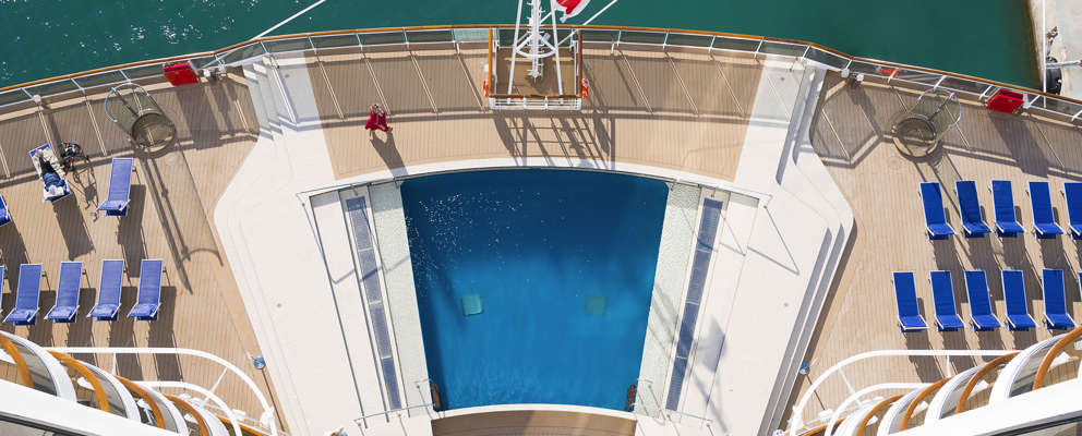 MSC Seaside bagende pool
