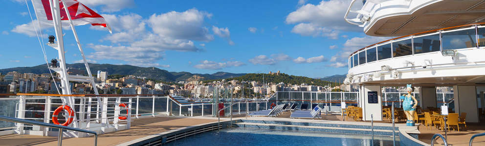MSC Seaside bagende pool