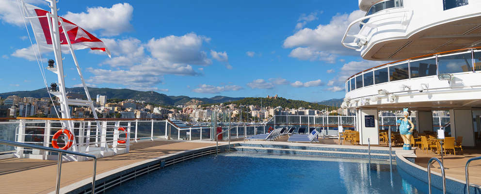 MSC Seaside bagende pool